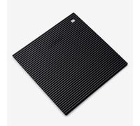 Zeal Silicone Square Hot Mat Trivet 22cm in Black Zeal Black