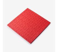 Zeal Silicone Square Hot Mat Trivet Print Design in Red Zeal Red