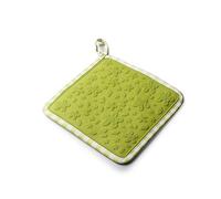 Zeal Silicone Square Trivet Mat & Hot Pot Holder Gingham Lime Green (20cm/8) V107L 34 x 28 x 1.5 cm