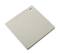Zeal Silicone Square Hot Mat Trivet - Cream, Size 18cm