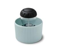 Zeal Soap Dispensing Dish Brush - Palm Washing Up Kitchen Brush with Melamine Pot Holder & Sink Organiser (Duck Egg Blue)