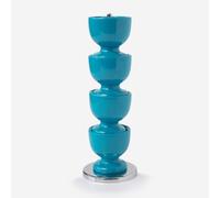 Zeal Stack & Store Egg Cup Set with Chrome Stand in Aqua Zeal Aqua