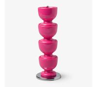 Zeal Stack & Store Egg Cup Set with Chrome Stand in Pink Zeal Pink
