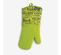 Zeal Steam Stop Silicone Single Gauntlet Oven Glove Gingham in Lime Zeal Lime