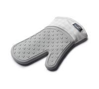 Zeal Steam Stop Single Oven Glove, Gingham, French Grey