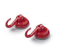 Zeal Suction Hooks, Red, Medium