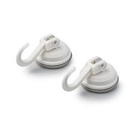 Zeal Suction Hooks, White, Medium