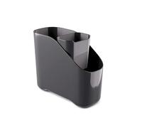 Zeal Worktop Sink Tidy Organiser, Cutlery and Utelsil Pot Drainer, Dark Grey