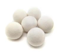 Zealand Laundry Wool Dryer Balls, Handmade Drying Balls,Premium Reusable Natural Fabric Softener, Each Ball 6cm, Reduces Clothing Wrinkles and Saves Drying Time