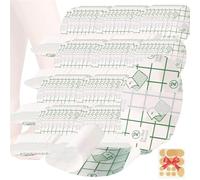 Zealburst Self Adhesive Invisible Heel Anti-Wear Sticker,Waterproof Anti-Wear Foot Care Protection Pad,50/100/150/200Pcs,Heels Stickers Transparent Thin,Protect from Calluses,Blisters(200PC)