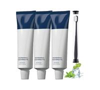 Zealburst Toothpaste, Zealburst Hydroxyapatite Teeth Whitening Toothpaste, Fluoride-Free Formula with Coconut Oil & Xylitol, Enamel Repair, Fresh Breath Protection, Gum Care (3 Pcs)