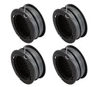 ZEALfix Lawn Trimmer Double spools for Greenworks 40V 80V Lawn Trimmer GST1246 GD40BC GD40BCK2x GD40BCB, 2930507 SB00L00 Lawn Trimmer Replacement line Spool 4.8 m Length Ø 2 mm (4 spools)