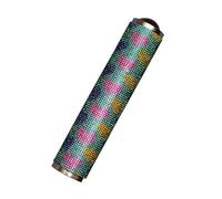 ZEALMAX Glass Classic Tin Kaleidoscope, Handmade Kaleidoscope Classic Nostalgic Toy for Kids Adults, Multicolored Diamonds