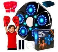 2025 Professional Music Boxing Machine with Boxing Gloves and Exercise Towel, Upgraded 2.0 Smart Blue-Tooth Punching Boxing Machine, Smart Boxing Trainer, Music Boxing Machine for Adults
