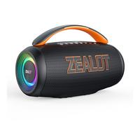 Zealot Bluetooth Speaker with 60W Stereo Sound, Rich Bass, IPX6 Waterproof, 20 Hours of Playtime, Dual Pairing, Outdoor Speaker with Handle, TF/AUX/EQ, Portable for Camping, Beach, and Party