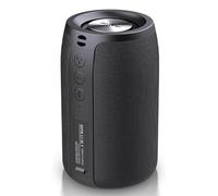 ZEALOT Portable Bluetooth Speakers, Wireless Speaker, S32 Samll Outdoor Speaker, Waterproof IPX5, Stereo Pairing/Bass/USB/MIC/TF Card/AUX for Home Outdoor Travel, Gift for Men, Kids -Black
