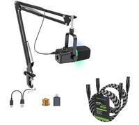 zealsound kd8s microphone with arm and c2bw3 XLR cable bundle