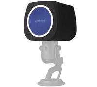 ZealSound Microphone Pop Filter for Blue Yeti/NanoAM8/SoloCast,Professoan Big Mic Foam Cover,Windscreen Pop Shield for Microphone Cover Protector for Recording Studios Noise Reducing,Black+Blue Filter