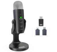 zealsound USB Microphone, Wireless Desktop Condenser Mic for PC and Phones