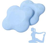 Zealtop Yoga Knee Pad Cushion Extra Thick for Knees Elbows Wrist Hands Head Foam Yoga Pilates Work Out Kneeling pad(Light Blue)