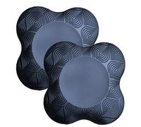 Zealtop Yoga Knee Pads Cushion Extra Thick for Knees Elbows Wrist Hands Head Foam Yoga Pilates Work Out Kneeling pad (Black 2packs)