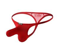 ZeaMolly Men's Jockstrap Pouch Sexy Jock Straps Modal Athletic Supporter Underwear Thong without Leg Strap - Mens G-String Thongs Sexy T-back Briefs Ultra-thin Glossy & Silky Smooth Male Underwear