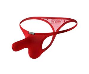 ZeaMolly Men's Jockstrap Pouch Sexy Jock Straps Modal Athletic Supporter Underwear Thong without Leg Strap - Mens G-String Thongs Sexy T-back Briefs Ultra-thin Glossy & Silky Smooth Male Underwear
