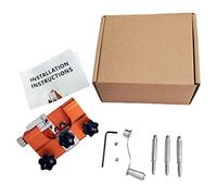 ZEARLY Mini Chainsaw Sharpener Kit, Portable Self-sharpening Auminium alloy Chainsaw Sharpener, Chainsaw Chain Sharpening Jig with 3 Grinding Head for Lumberjack, Garden Worker