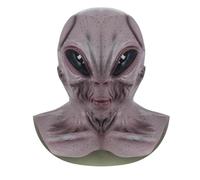 ZeawIEsvbyt Halloween Alien Mask for Adults Halloween Costume, Realistic Full Head Latex Mask with Neck (SP.11)