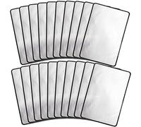 ZEAYEA 20 Pcs Page Magnifying Sheet, 3X Lightweight Page Reading Magnifier, Flat Optical Plastic Magnifying Lens for The Elderly, Reading Small Prints, Maps, Books, 7'' x 4.7''