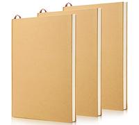 ZEAYEA 3 Pack 8.5 x 11 Inch Hardcover Sketchbook, Unlined Blank Notebook Journal, 120 Sheets/ 240 Pages Per Book, 100gsm Thick Paper, Ideal for Drawing, Art, Students and Office Supplies