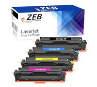 ZEB 4X Compatible Toner Cartridge Set For Canon 067 i-SENSYS LBP631CW LBP633Cw MF651Cdw MF651Cw MF655Cdw MF655Cw MF655Cx MF657Cdw MF657Cw LBP-633Cdw (Bk,C,M,Y)