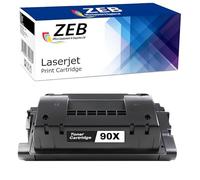 ZEB Compatible CE390A Toner Cartridge 90X CE390X Replacement for HP 90A CE390A Work with Laserjet Enterprise 600 M601 M602 M603 M4555 Series P4014 P4015 P4515 Series ( Black, 1-Pack)