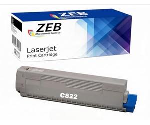 ZEB CYAN Compatible Toner Cartridge Set For OKI C822 C822dn C822n 44844615