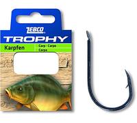 Zebco #2 Trophy Carp Leader Hooks 0.35 mm 0.70 m Pack of 10