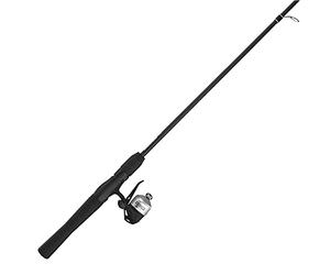 Zebco 33 Micro Trigger Spincast Reel and Fishing Rod Combo, 5-Foot 2-Piece Rod with Comfortable EVA Handle, Quickset Anti-Reverse Fishing Reel with Bite Alert, Silver/Black