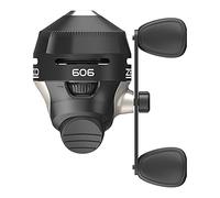 Zebco 606 Spincast Fishing Reel, Size 60 Reel, Right-Hand Retrieve, Pre-Spooled with 20-Pound Zebco Fishing Line, QuickSet Anti-Reverse and Dial-Adjustable Drag, Black, Clam Packaging