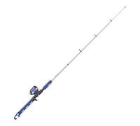 Zebco Kids Wilder Spincast Reel and Telescopic Fishing Rod Combo, 23.5-Inches to 4-Foot 3-Inch Telescopic Fishing Pole, Changeable Right- or Left-Hand Retrieve, Pre-Spooled with 6-Pound Cajun Line