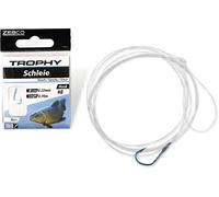 Zebco Quality trophy tench leader hook fishing hook with leader pre-tied fishing line fishing accessories, blue, 12