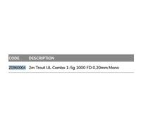 Zebco Trout Ul 1000fd Spinning Combo