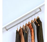 Zebedee Sloped Ceiling Clothes Rail / Angled Wardrobe Rail For Loft Bedrooms, Attic Eaves And Under Stair Coat Rack (900mm)