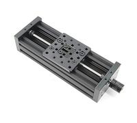 Zeberoxyz 200mm 4080U Z-axis Screw Slide Table Linear Actuator Kit Linear Module for 3D Printer and DIY CNC Router Parts X Y Z Axis (200mm)