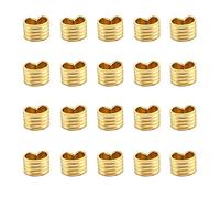 Zeberoxyz 20pcs Copper Buckle, Wire Cable Connector, Wire Cable Terminal Lightweight Compact Terminal Accessory for 3D Printer Parts (Copper Buckle-20PCS)