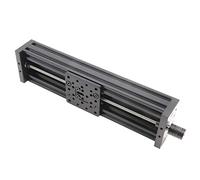 Zeberoxyz 350mm Aluminum Profile 4080U Z-axis Screw Slide Table Linear Actuator Kit Linear Module for 3D Printer and CNC Machine