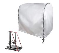Zeberoxyz 3D printer Protective Cover, Anti-Dust, Dust Cover for CR-10 300/CR-10S 300 and Other Assembled 3D Printer-Silver (21.6x21.6x21.6inch)