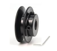 Zeberoxyz AK25 Single Groove Web Sheaves,2.5" OD 5/8" Bore V-Belt Sheave Cast Iron for V-Belt (5/8"Bore-2.5"OD, 1 Groove)