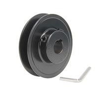Zeberoxyz AK30 Single Groove Web Sheaves,3.0" OD 5/8" Bore V-Belt Sheave Cast Iron for V-Belt (5/8"Bore-3"OD, 1 Groove)
