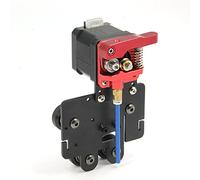 Zeberoxyz Direct Drive Single Gear Extruder with 4pcs Pulleys Upgrade Support Plate with Stepper Motor Kit Easy Print Flexible Filament for Ender5/Ender5 Series(Single Extruder Support+Motor Kit)