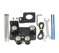 Zeberoxyz Upgrade Direct Drive Support Aluminum Alloy Plate with 4pcs POM Pulleys Compatible with Dual/Single Gear/Titan/BMG Extruder,Easy Print Flexible Filament for Ender5 Series (Plate for Ender5)