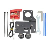 Zeberoxyz Upgrade Direct Drive Support Aluminum Plate with 4pcs Pulleys with Single Gear Extruder Kit Easy Print Filament for Ender 5 Series (Single Gear Extruder Kit)